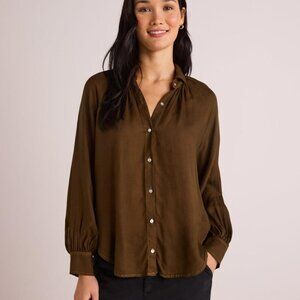 NWT Bella Dahl Flowy Raglan Sleeve Shirt - Golden Army